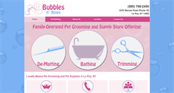 Desktop Screenshot of bubblesnbows.net